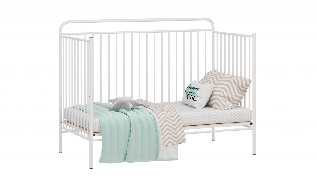 0002471.1 Metal convertible cot bed Polini kids Vintage 400, white_41.jpg